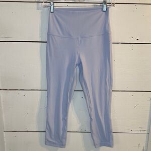 Lululemon Align Lavender High Rise Crop Leggings
